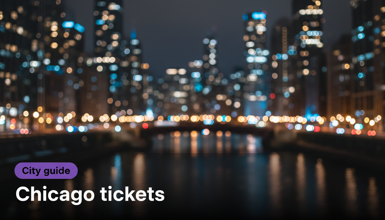 Chicago tickets: how to buy safely (sports, concerts, comedy, theater)