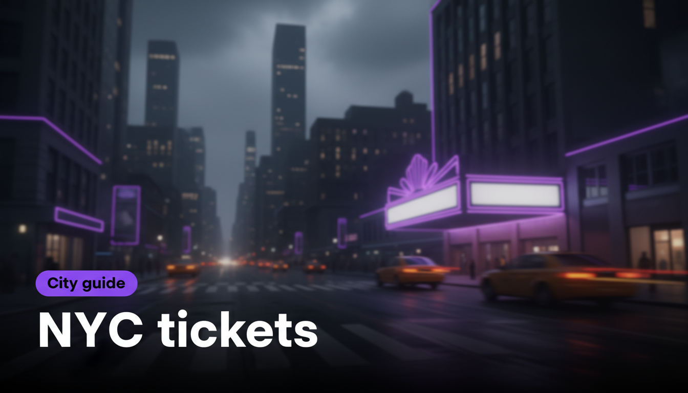 New York City tickets: how to buy safely (Broadway, sports, concerts, comedy)